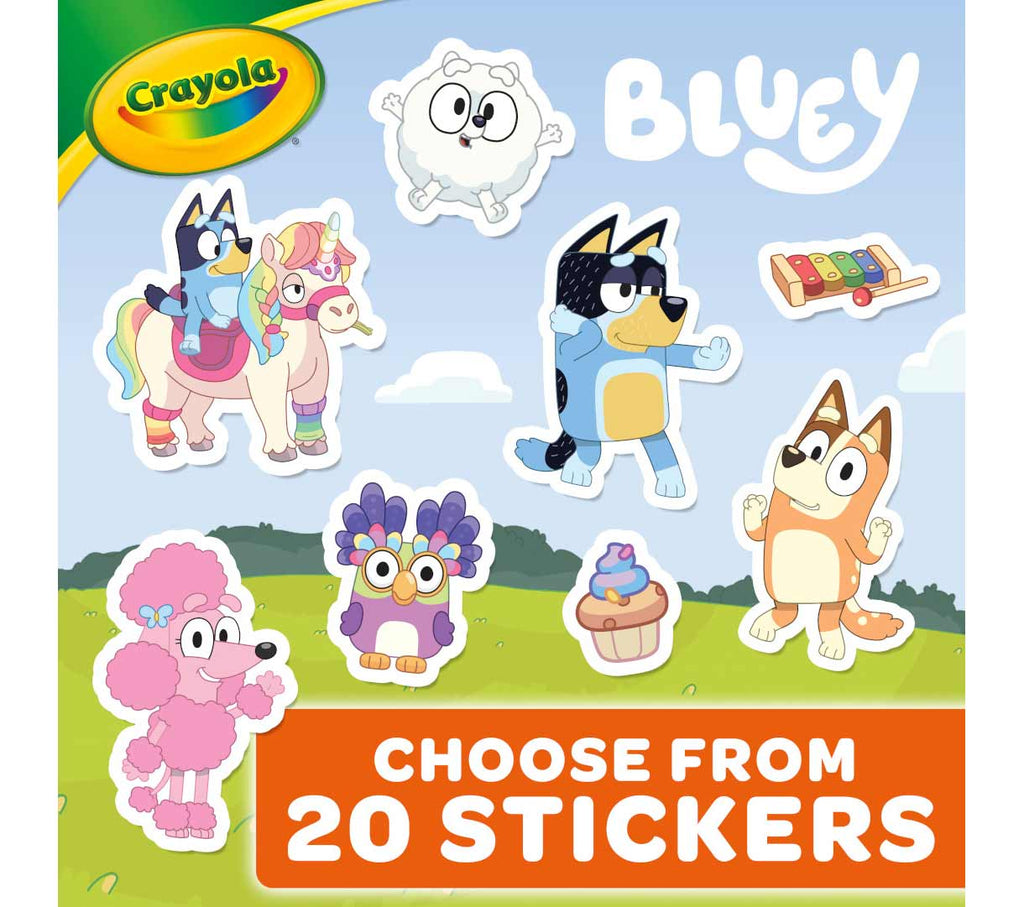 Bluey Coloring Book &amp; Sticker Sheet 96 Pages