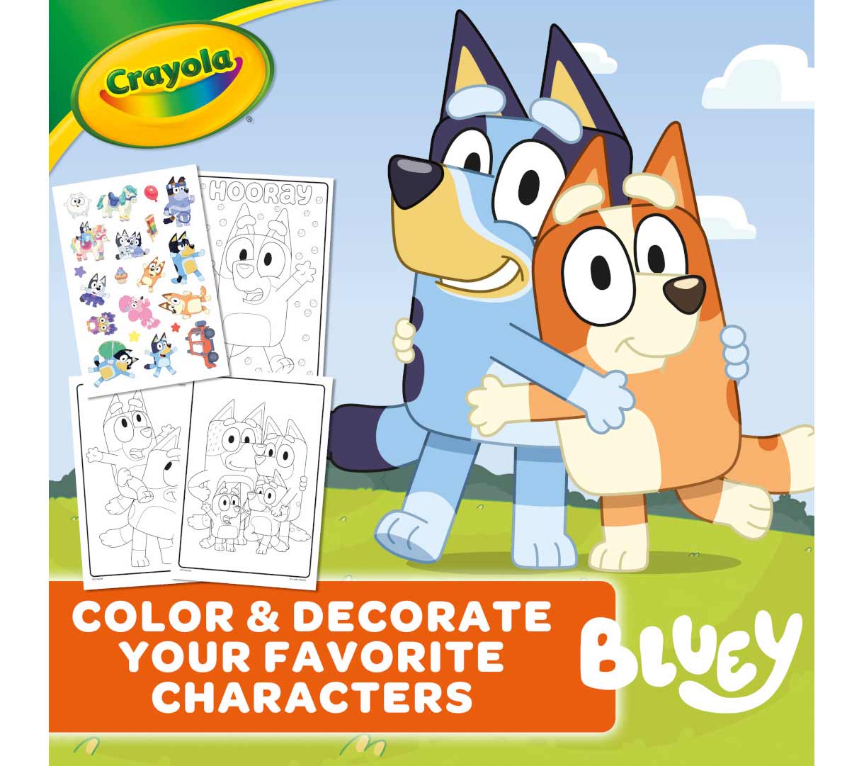 Bluey Coloring Book &amp; Sticker Sheet 96 Pages