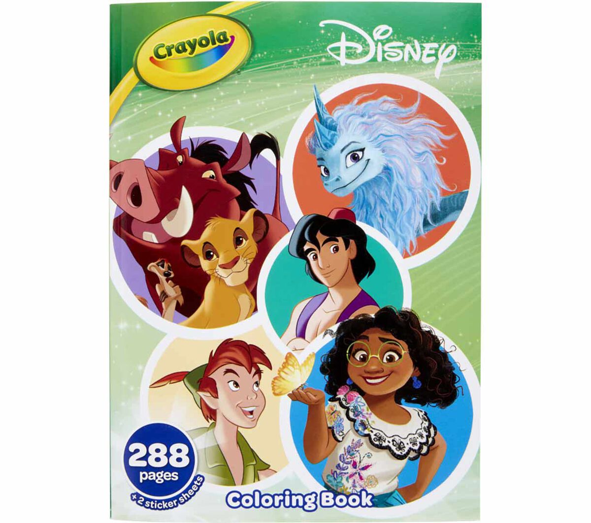 Disney Coloring Book with Stickers 288 Pages