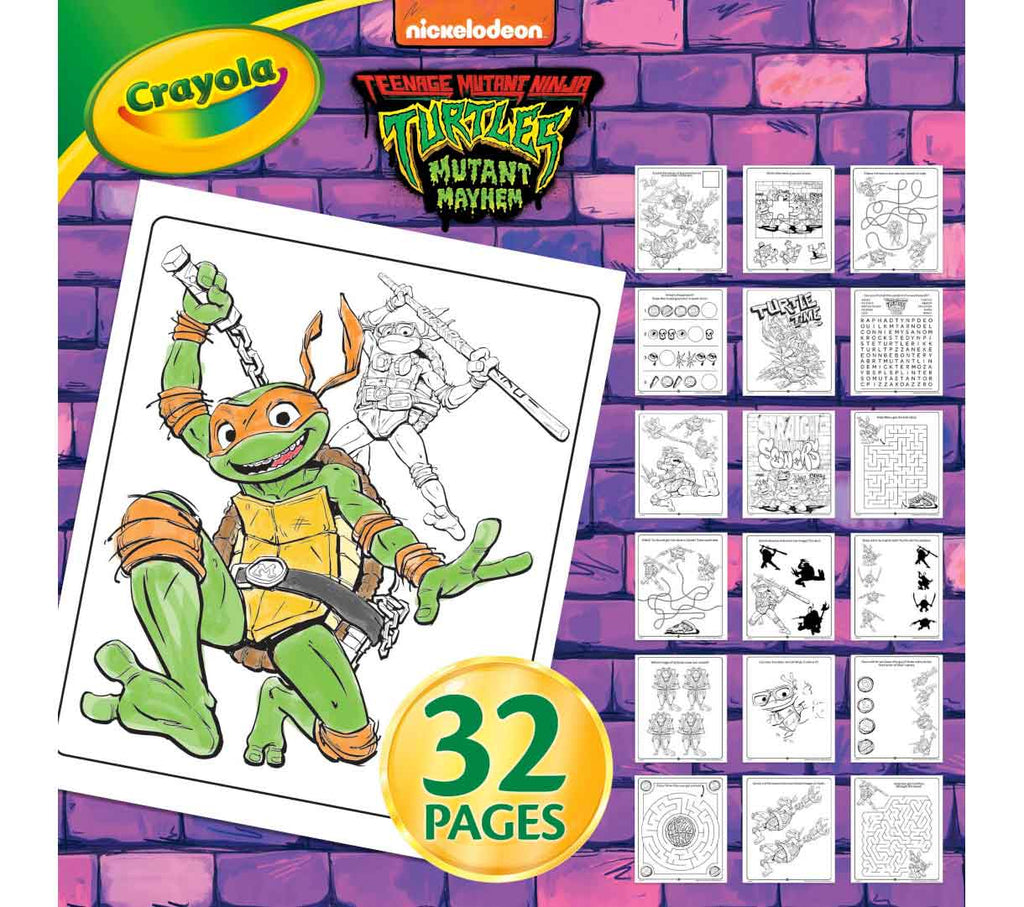 TMNT Color &amp; Sticker Activity Set 32 Pages