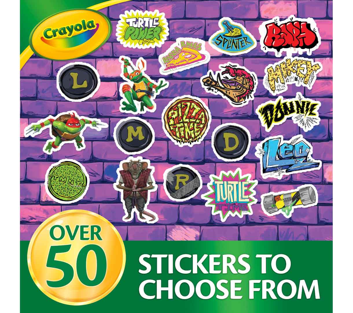 TMNT Color &amp; Sticker Activity Set 32 Pages