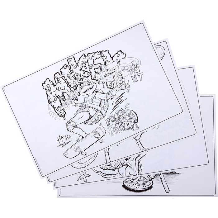 Teenage Mutant Ninja Turtles Giant Coloring Pages 18 Count