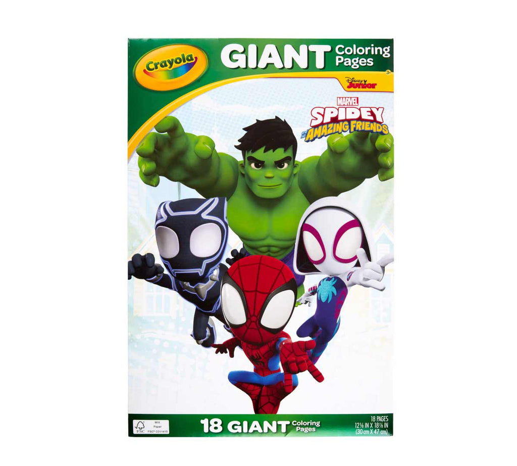 Spidey &amp; His Amazing Friends Giant Coloring Pages