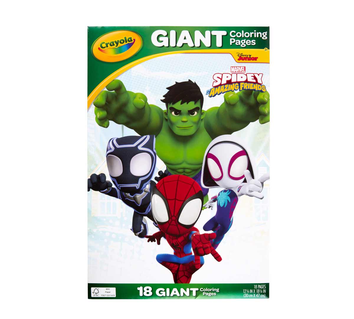 Spidey &amp; His Amazing Friends Giant Coloring Pages