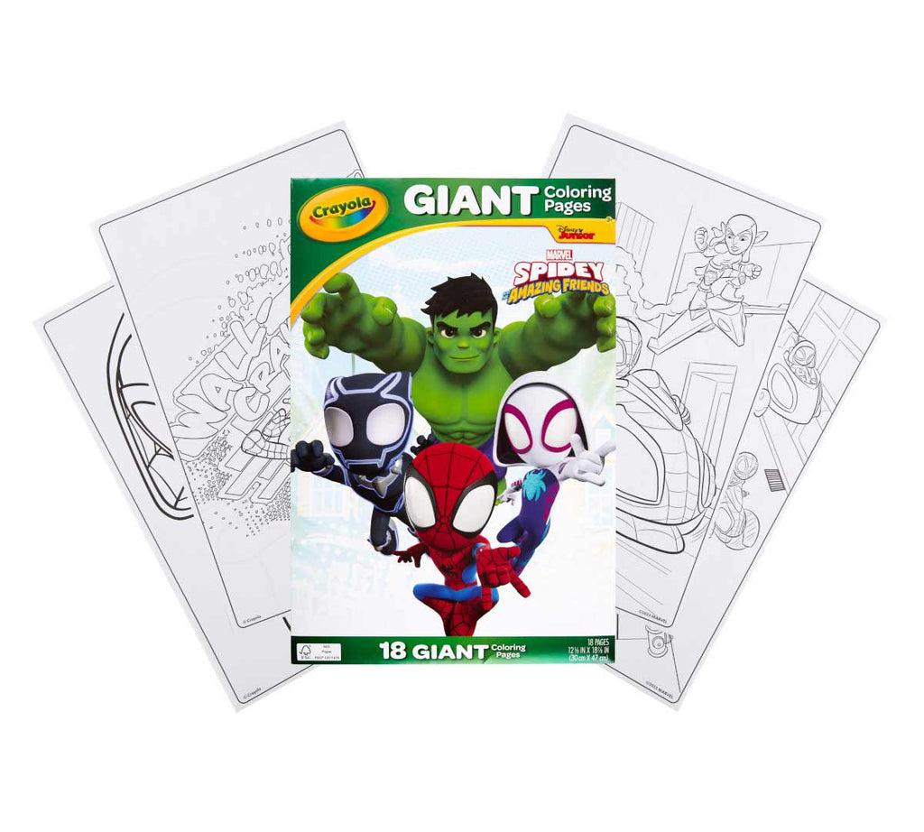 Spidey &amp; His Amazing Friends Giant Coloring Pages