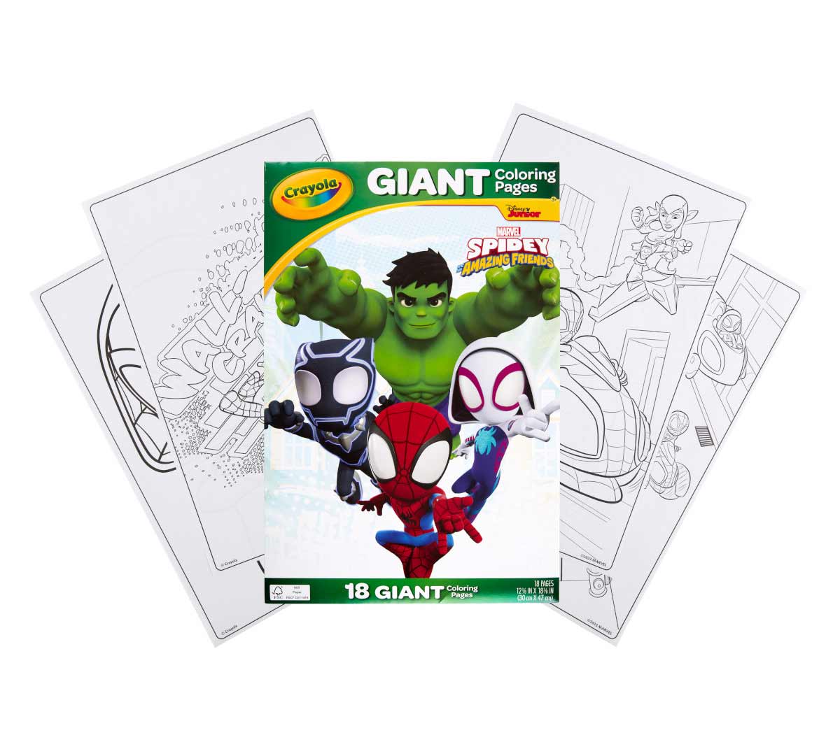 Spidey &amp; His Amazing Friends Giant Coloring Pages