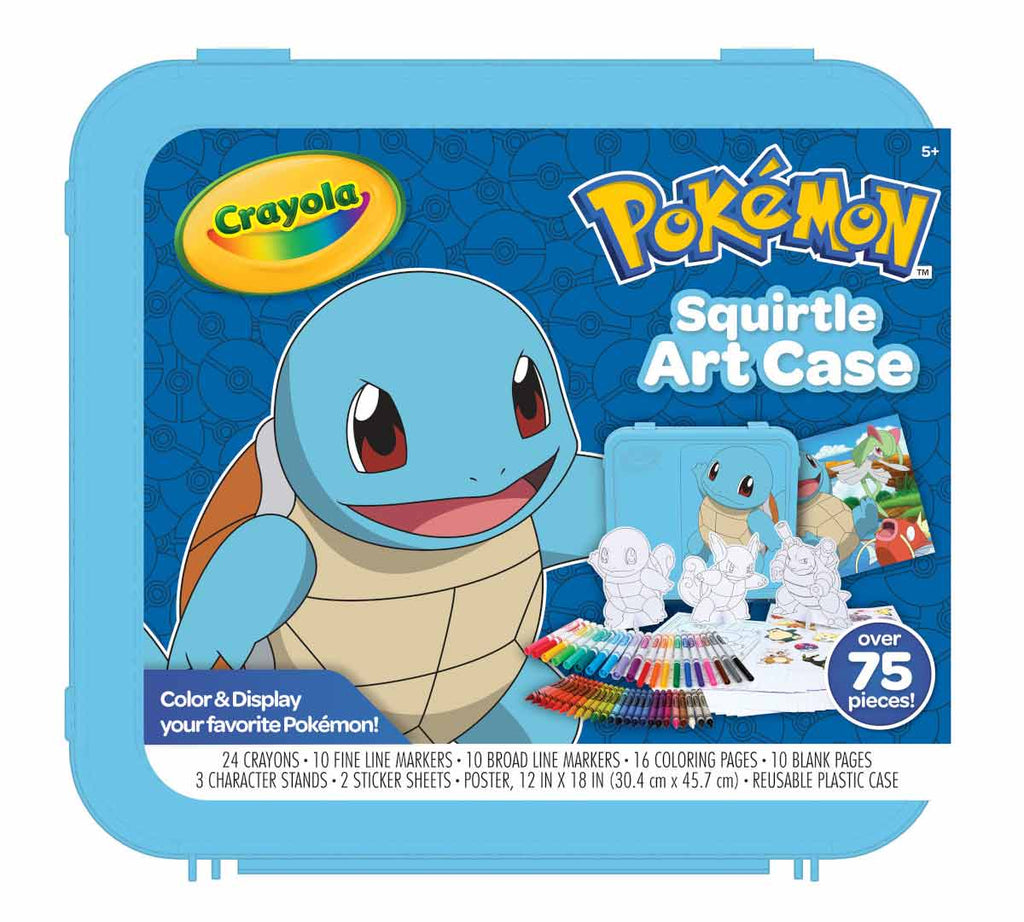 Pokémon Coloring Art Case Squirtle 75+ Pcs