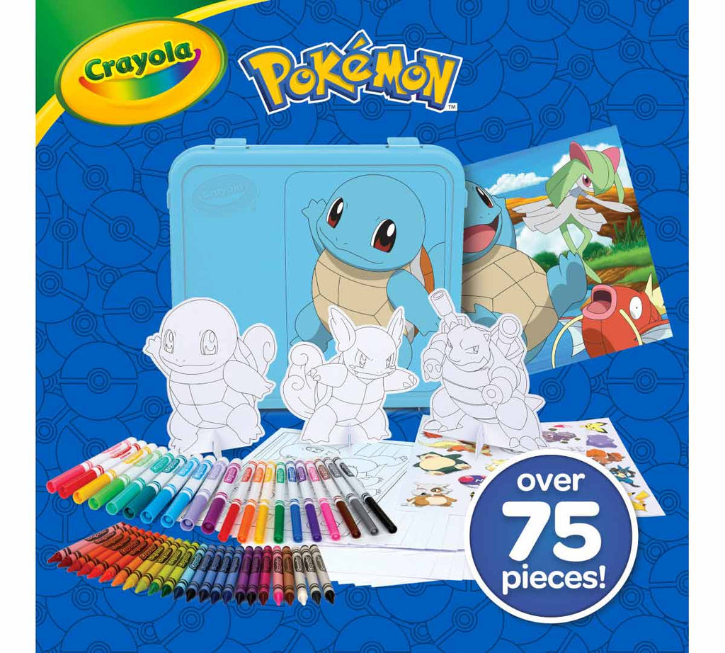 Pokémon Coloring Art Case Squirtle 75+ Pcs