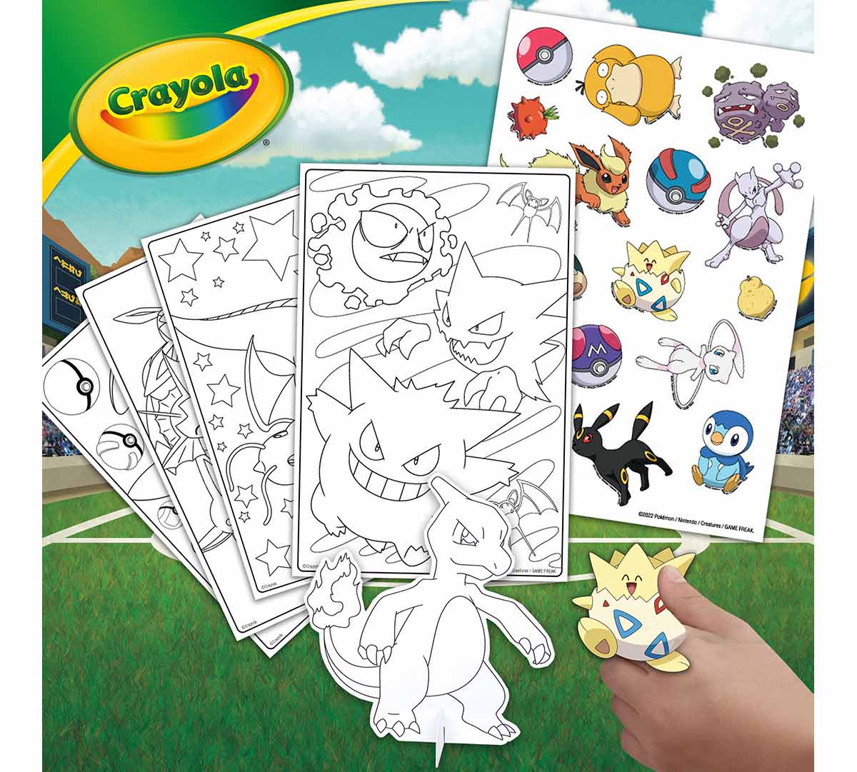 Pokémon Create &amp; Color Coloring Art Case Charmander