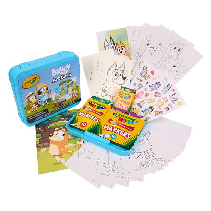 Bluey Create &amp; Color Art Case