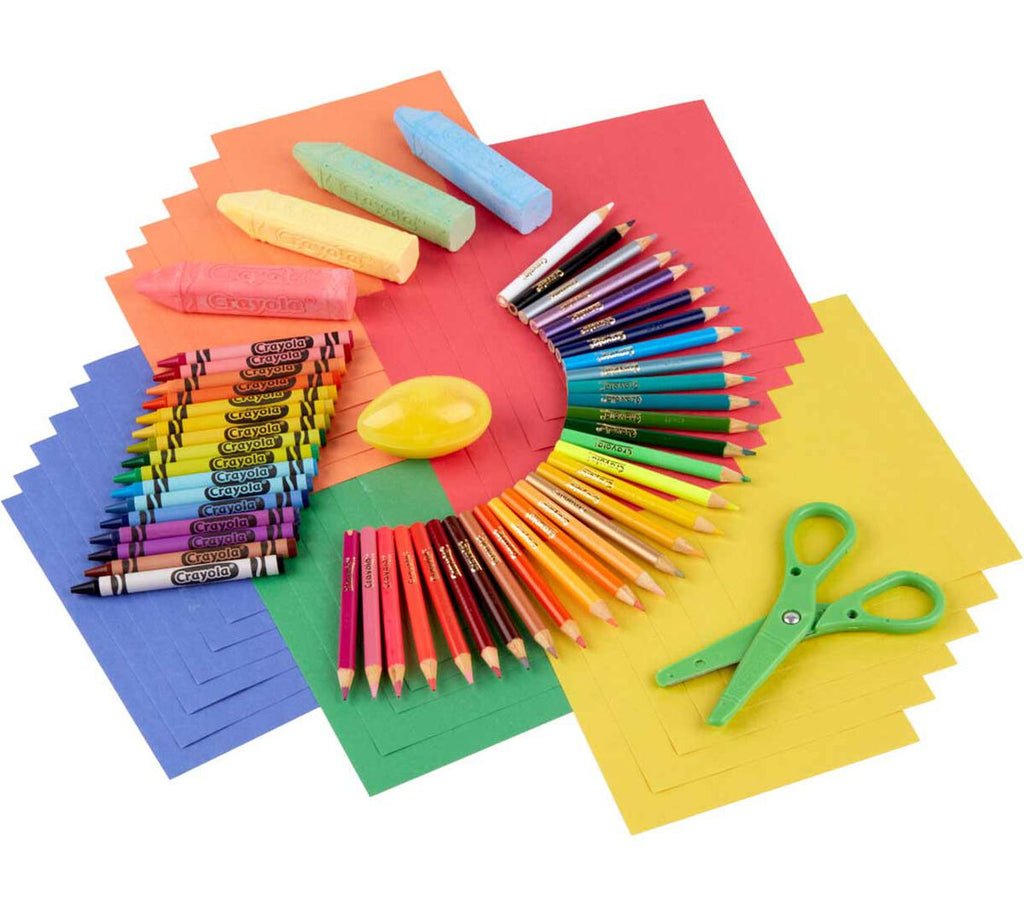 Tub of Fun Art Supplies Over 75 Pieces