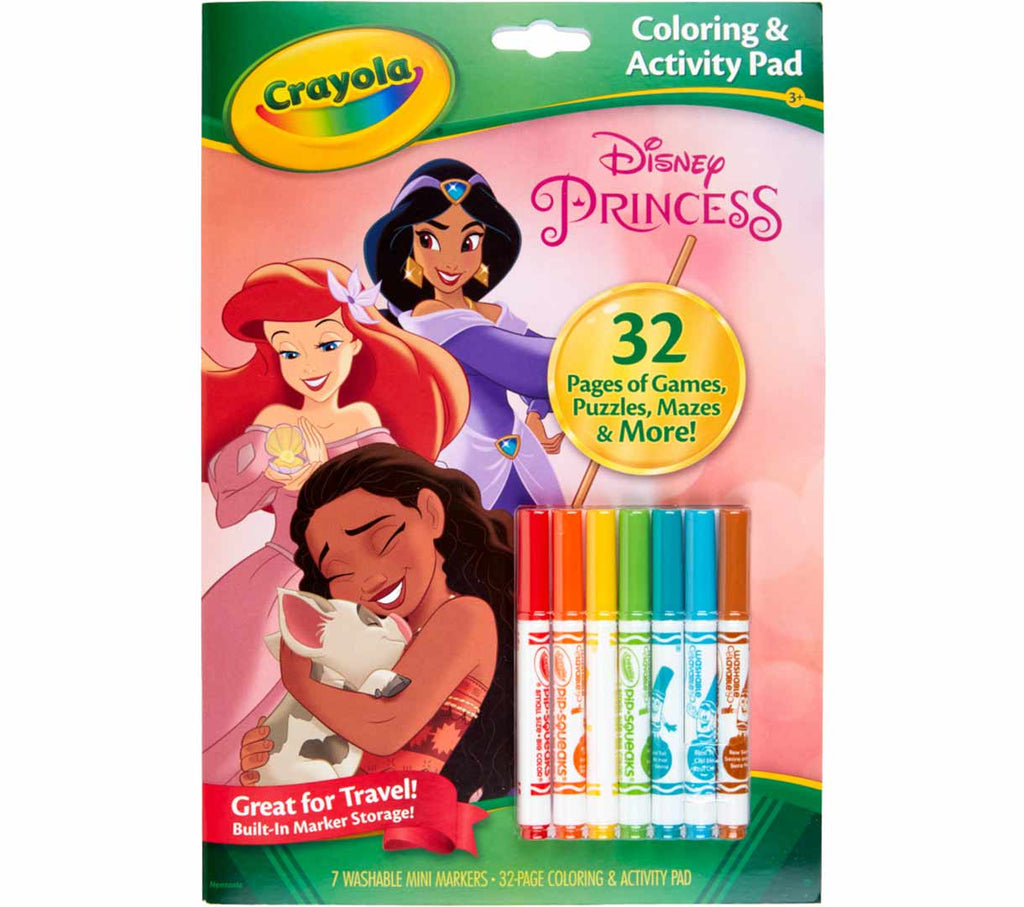 Disney Princess Color and Activity Pad with Markers