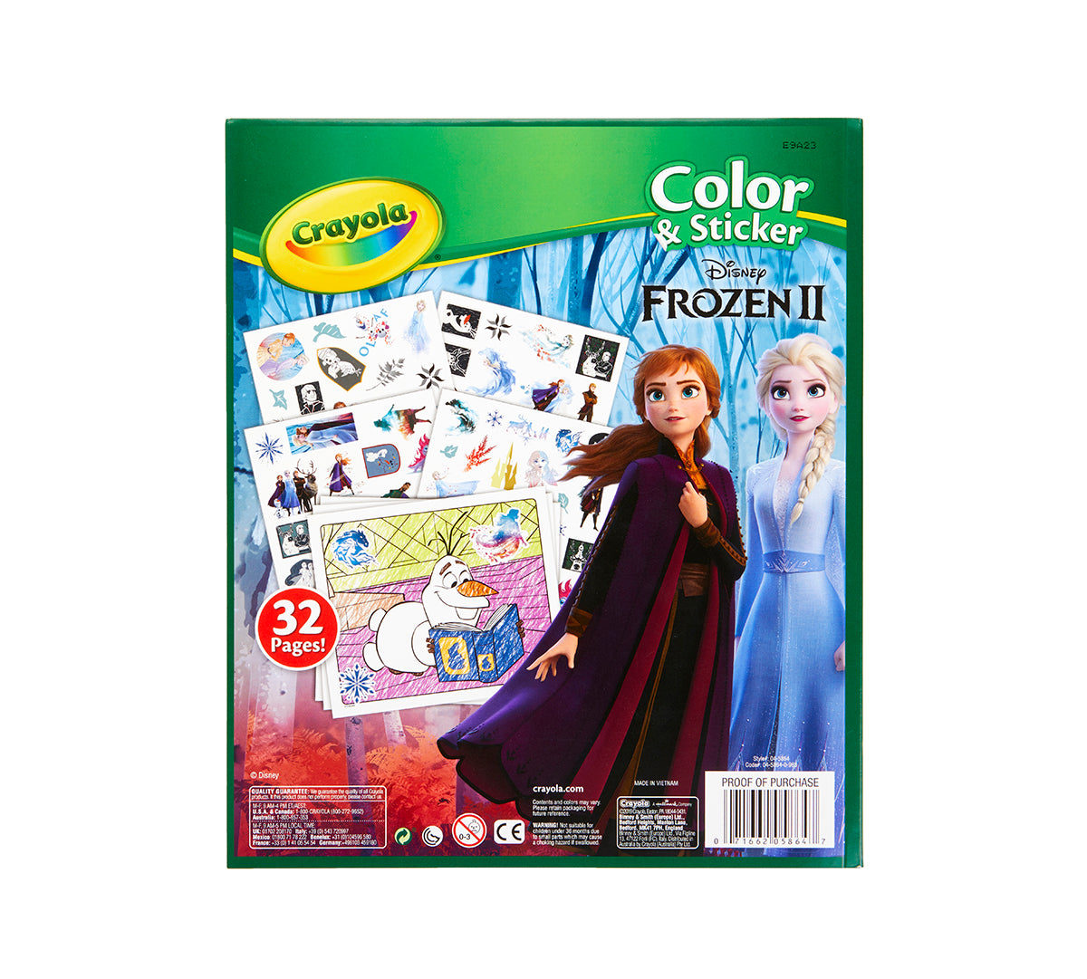 Frozen 2 Color &amp; Sticker Book