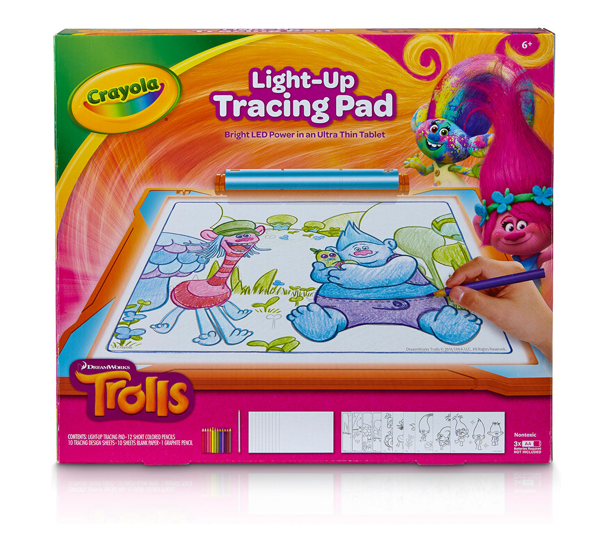 Trolls Light-Up Tracing Pad