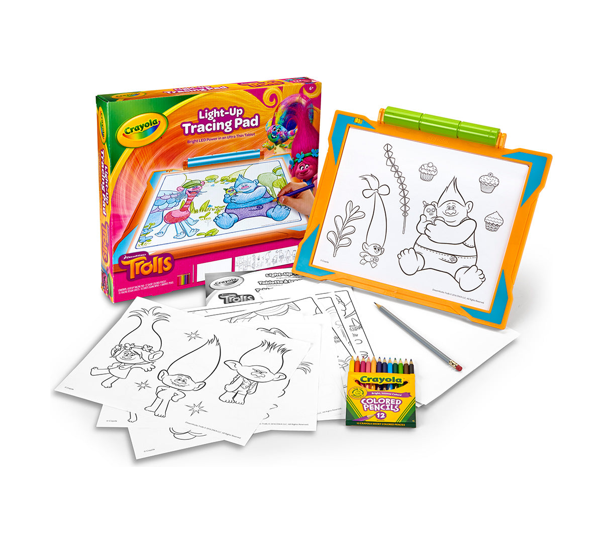 Trolls Light-Up Tracing Pad