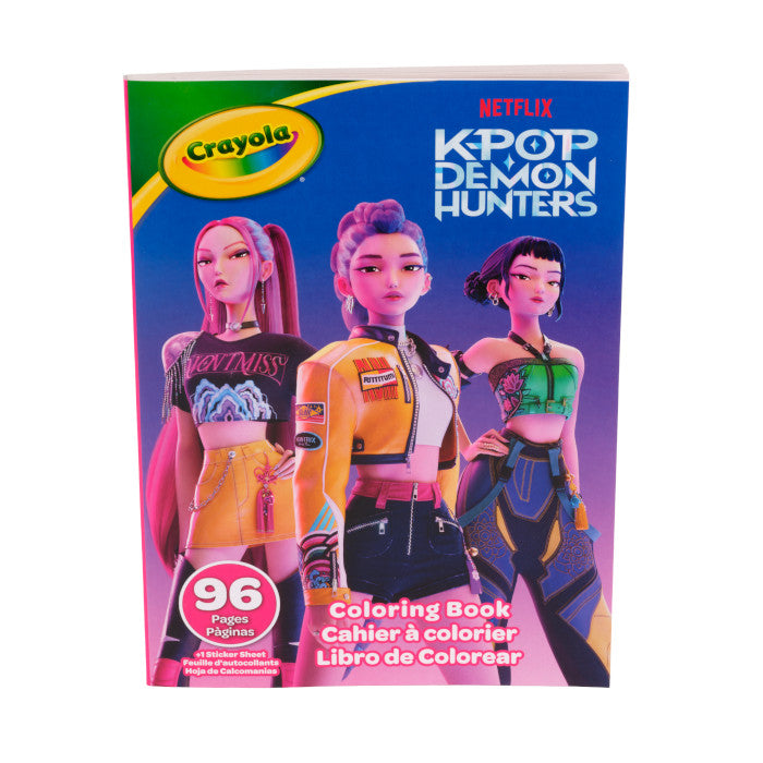 K-Pop Demon Hunters Coloring Book 96 pages
