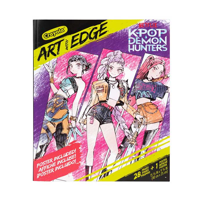 Art with Edge K-Pop Demon Hunters 28 Coloring Pages