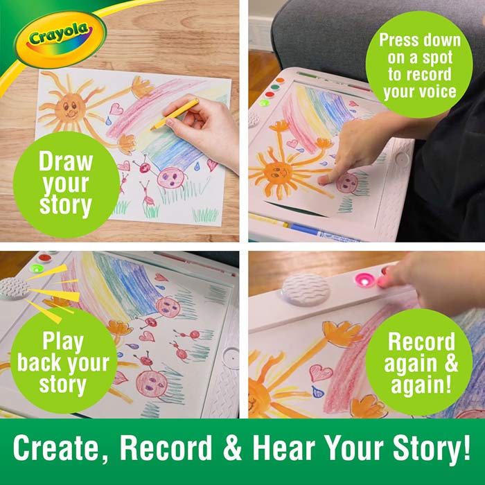 Crayola Story Creator Interactive Sound Tablet for Kids