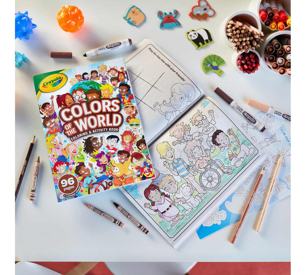 Colors of the World Coloring Book 96 Pages