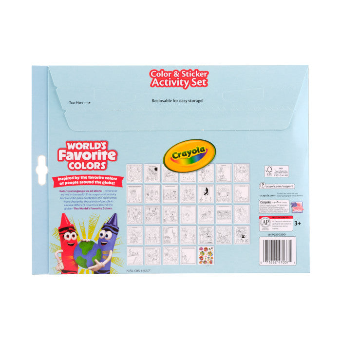 World's Favorite Colors Activity Set