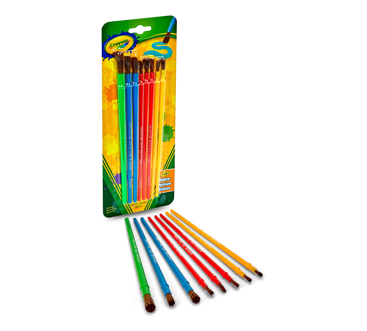 Paint Brush Set 8 Count