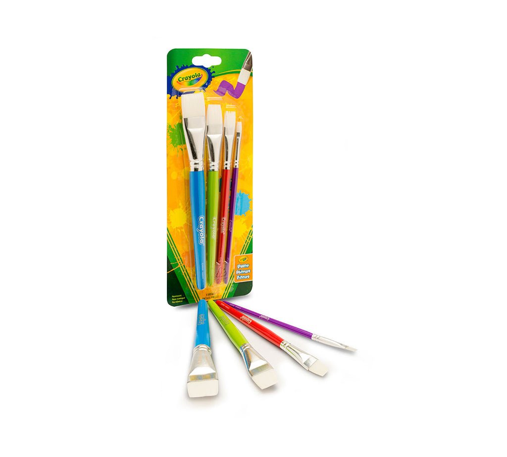 Big Paintbrush Set 4 ct. Flat