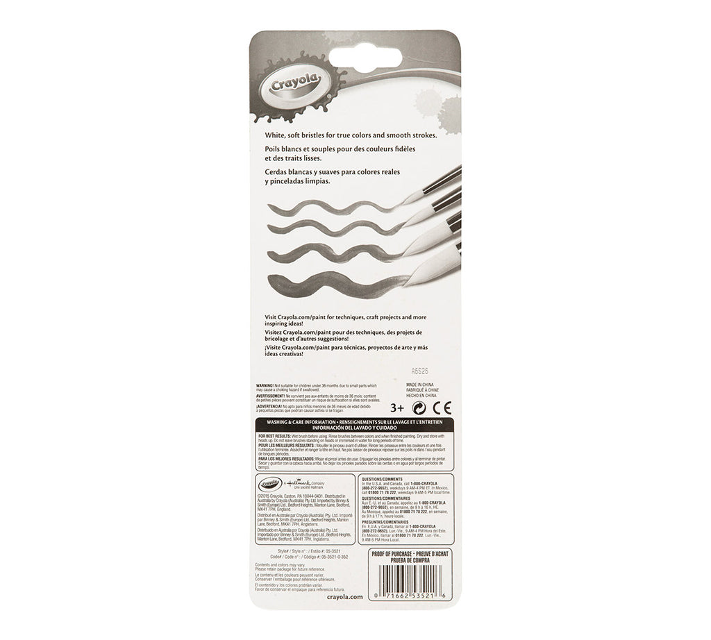 4 ct. Round Brush Set