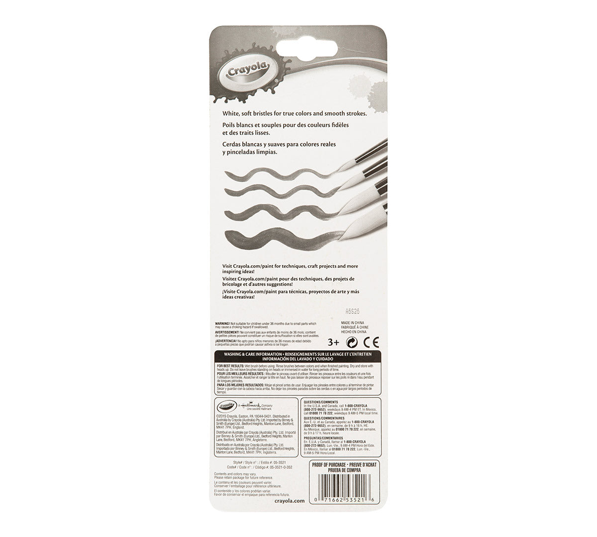 4 ct. Round Brush Set