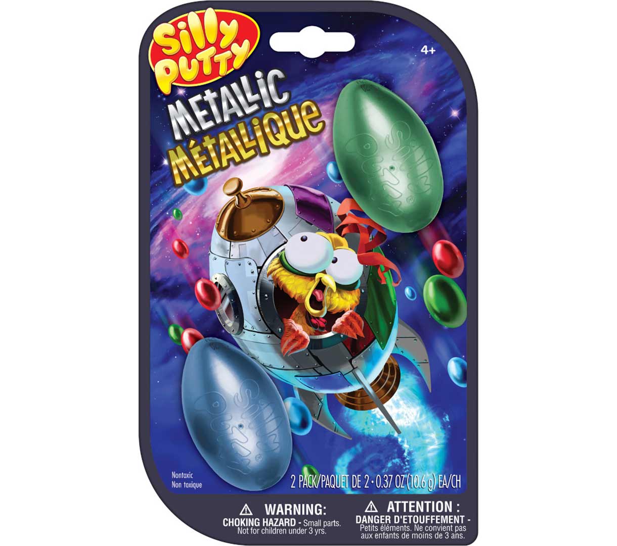 Silly Putty Metallic Eggs 2 Count