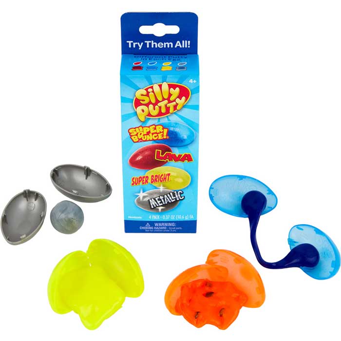 Silly Putty Specialty Pack 4 Count