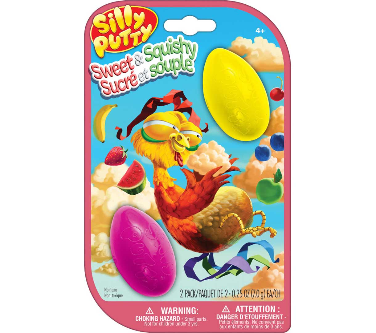 Silly Putty Sweet &amp; Squishy Eggs 2 Count