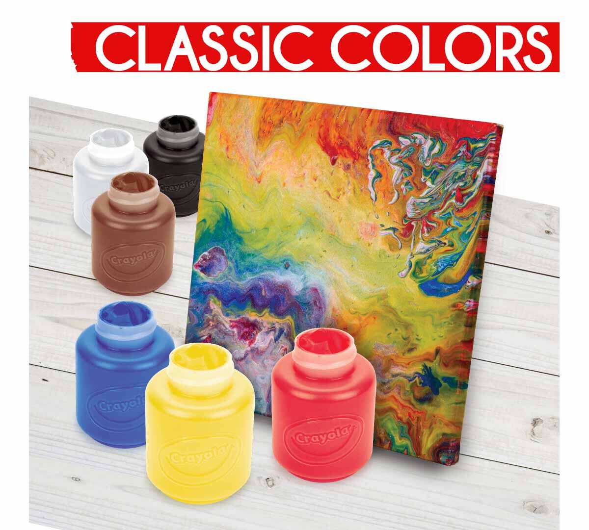 Acrylic Paints Bold 6 Count