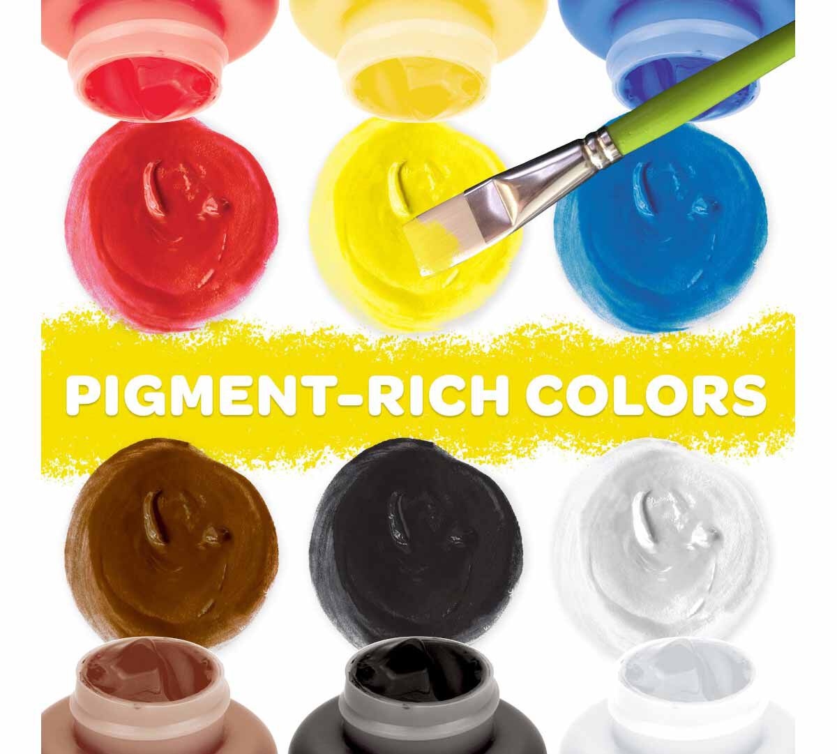 Acrylic Paints Bold 6 Count