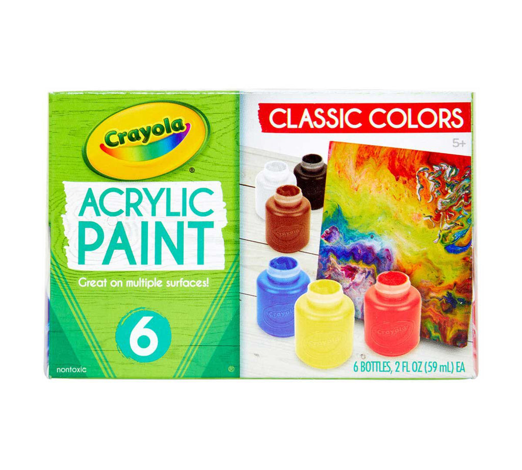 Acrylic Paints Bold 6 Count