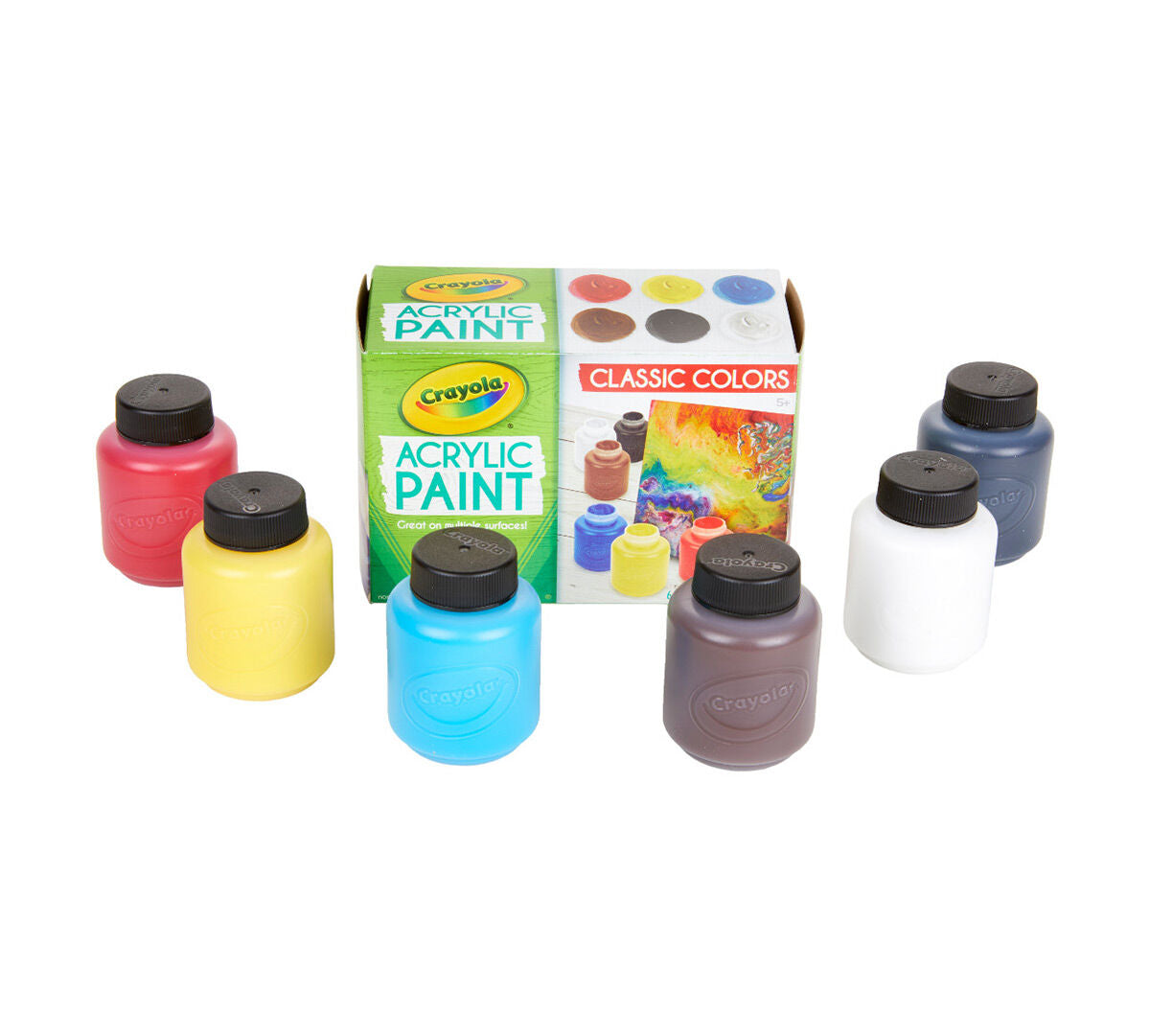 Acrylic Paints Bold 6 Count