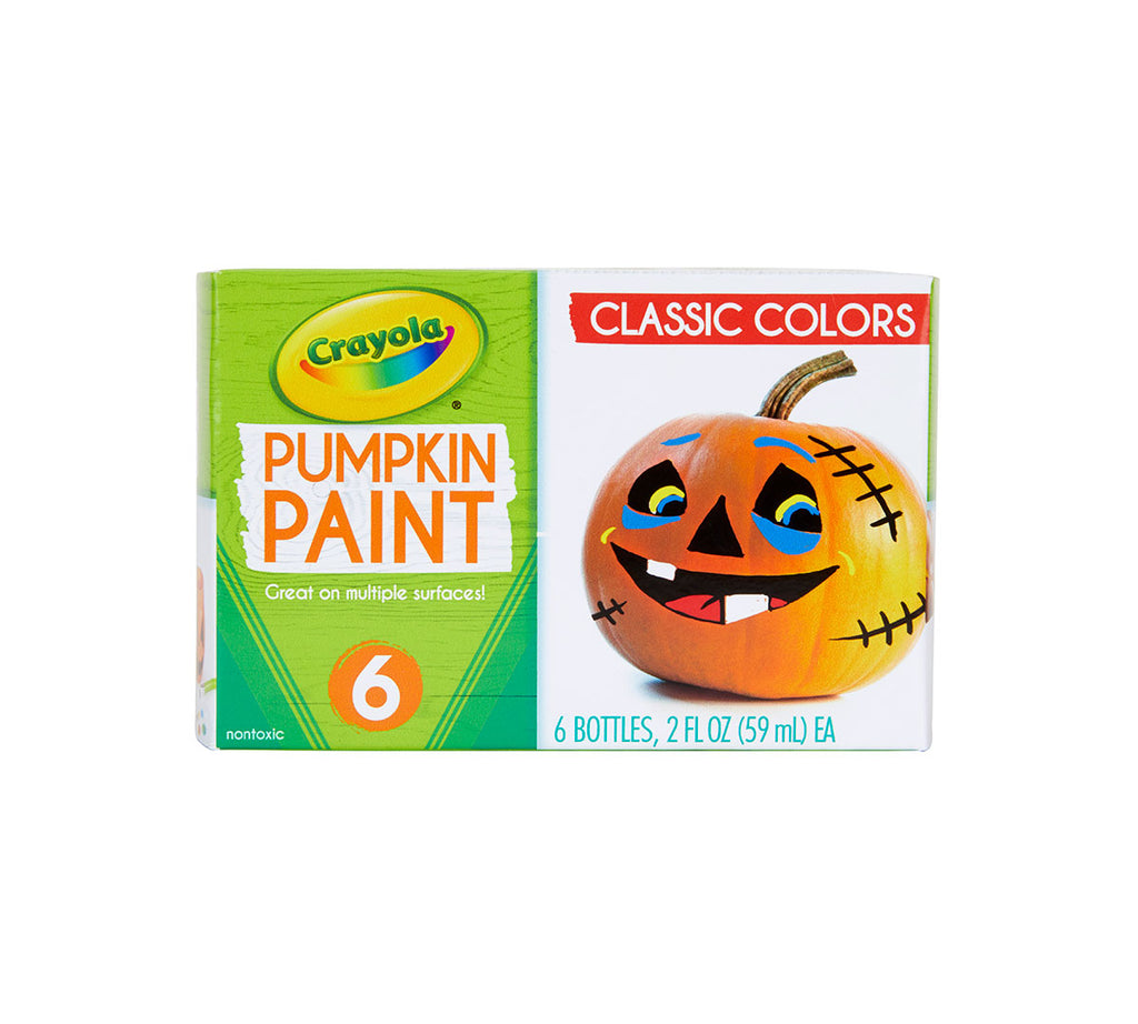 Acrylic Pumpkin Painting Set Classic Colors