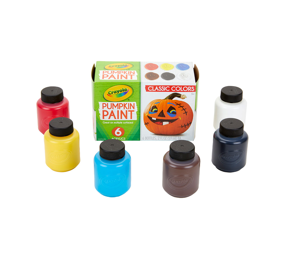 Acrylic Pumpkin Painting Set Classic Colors