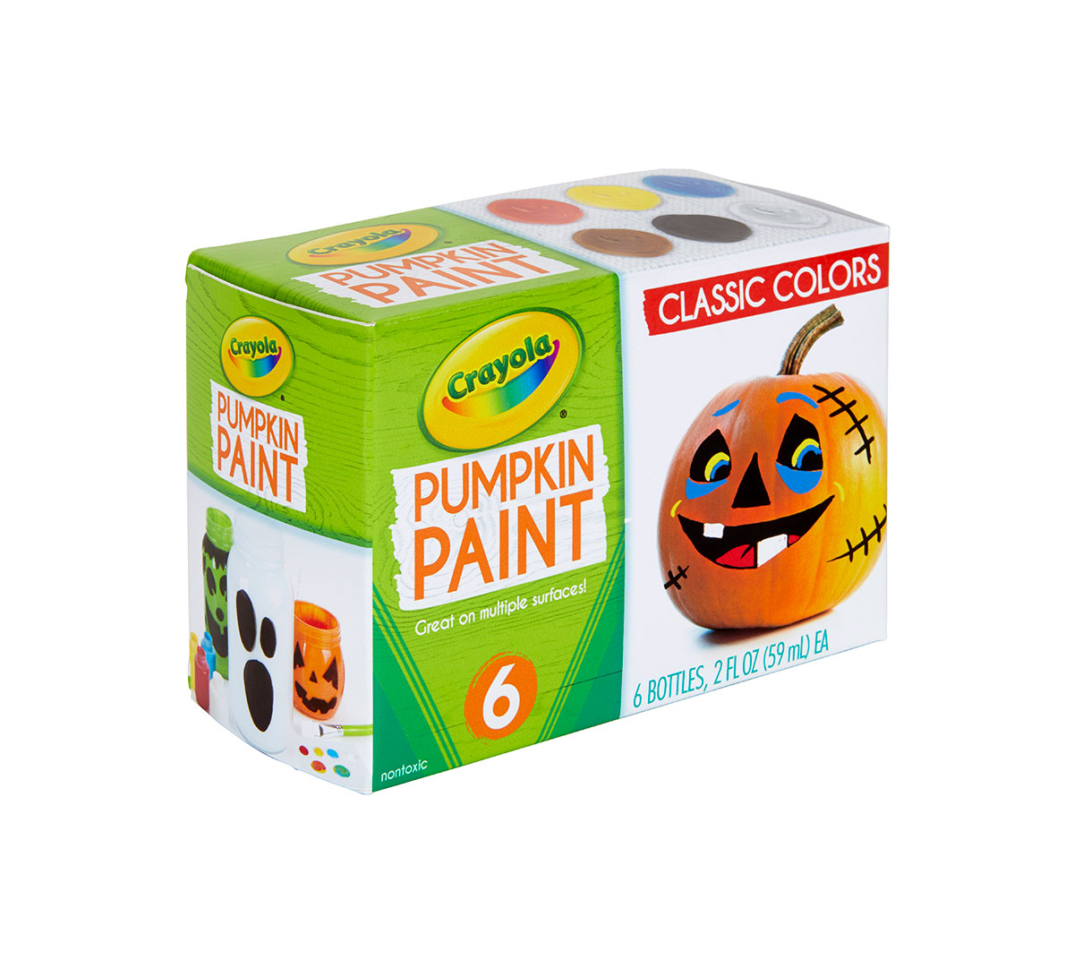 Acrylic Pumpkin Painting Set Classic Colors