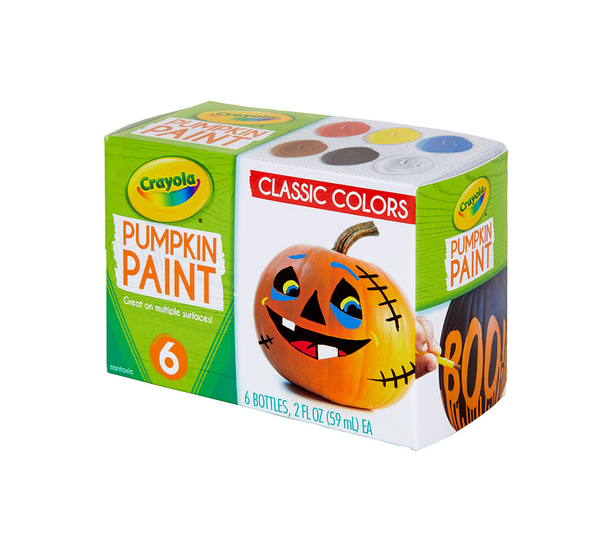 Acrylic Pumpkin Painting Set Classic Colors