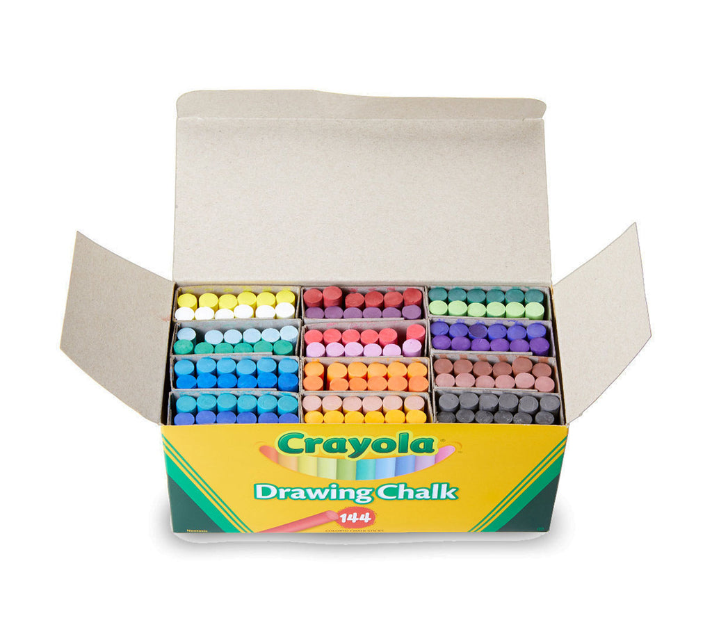 Crayola Drawing Chalk Classroom Supplies 144 Count 24 colors 6 sticks each