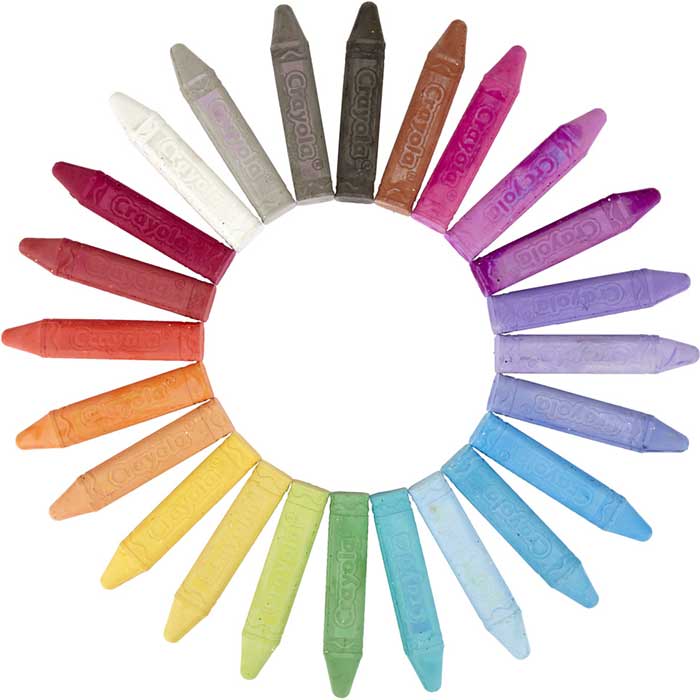 Washable Sidewalk Chalk Glitter 24 Count