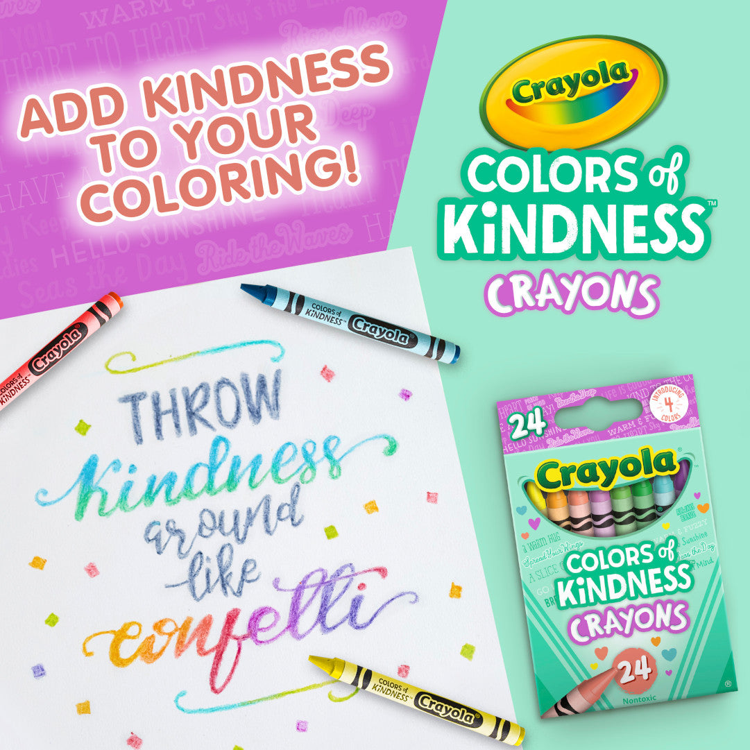 Colors of Kindness Crayons 24 Count