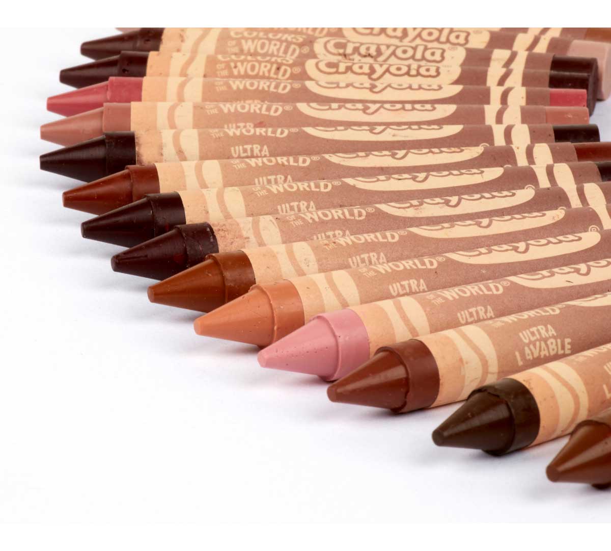 Colors of the World Large Ultra-Clean Washable Crayons 24 Count
