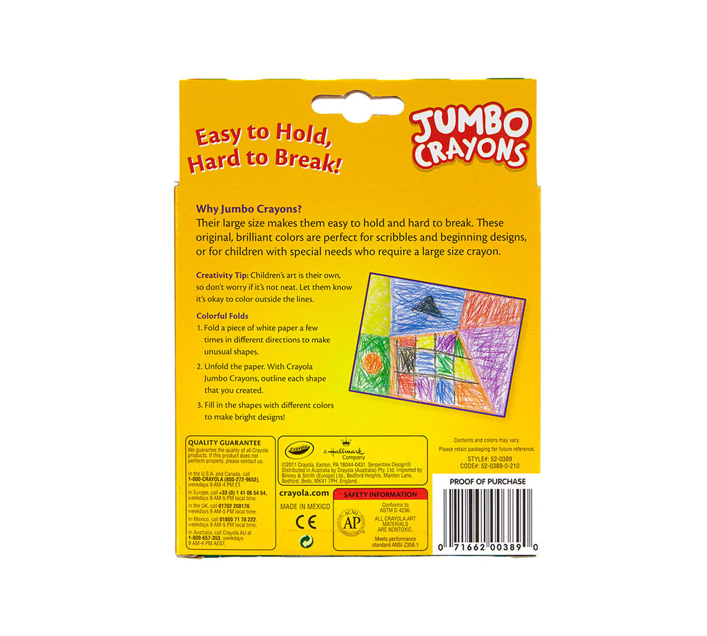 Crayola Jumbo Crayons 8 Count