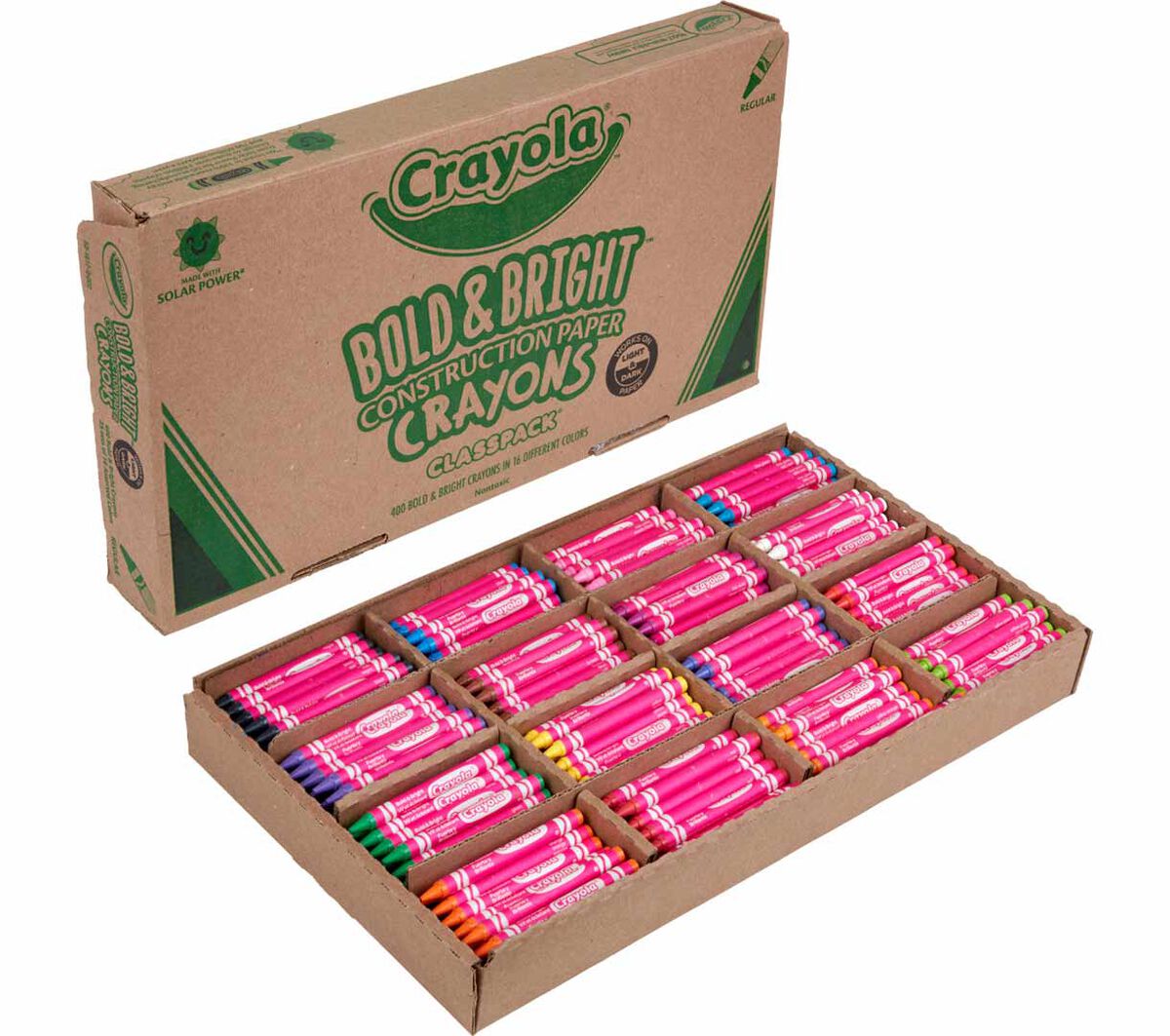 Construction Paper Crayons Classpack 400 Count 16 Colors