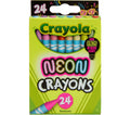 Crayola Neon Crayons 24 Count