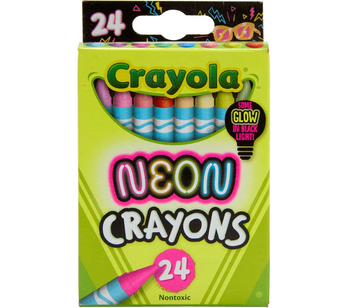 Crayola Neon Crayons 24 Count