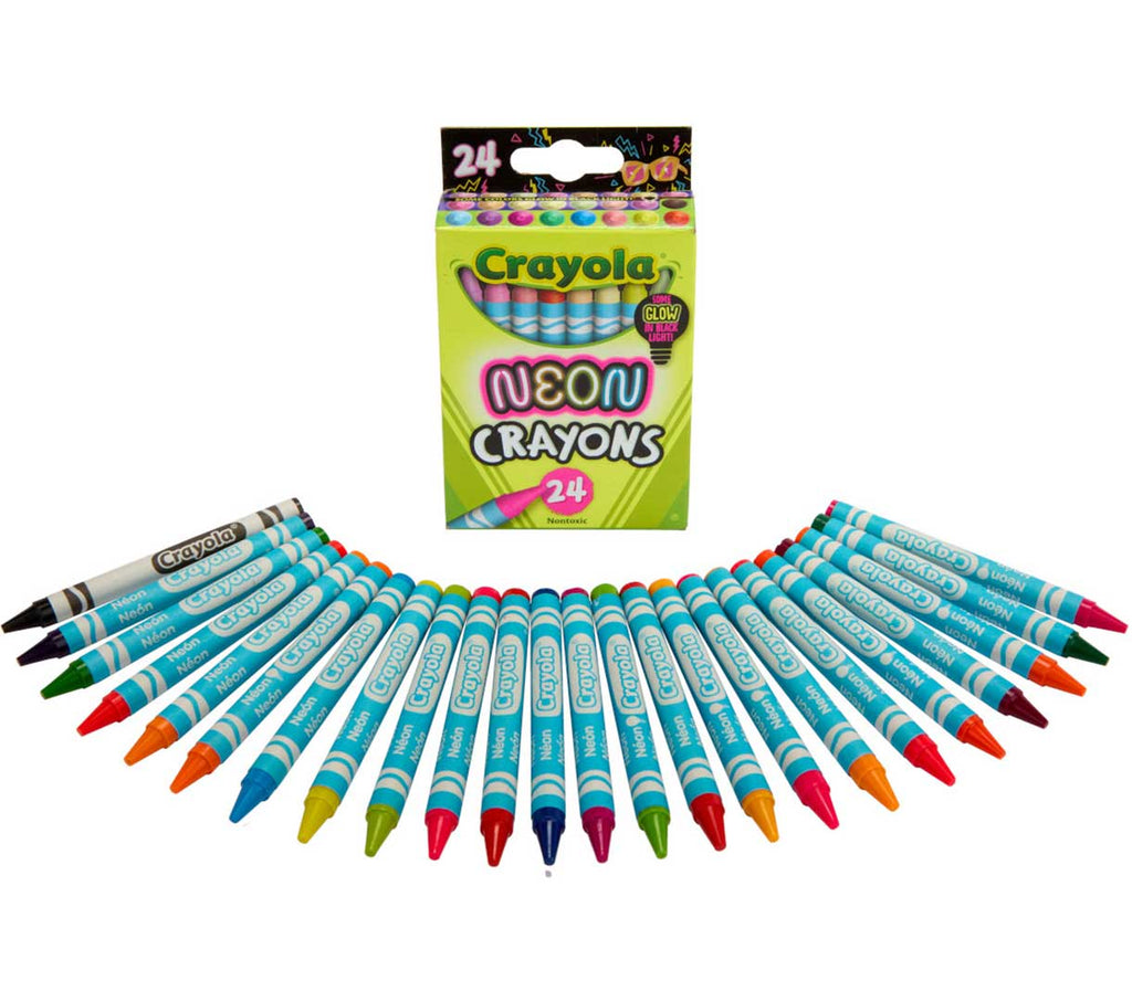 Crayola Neon Crayons 24 Count