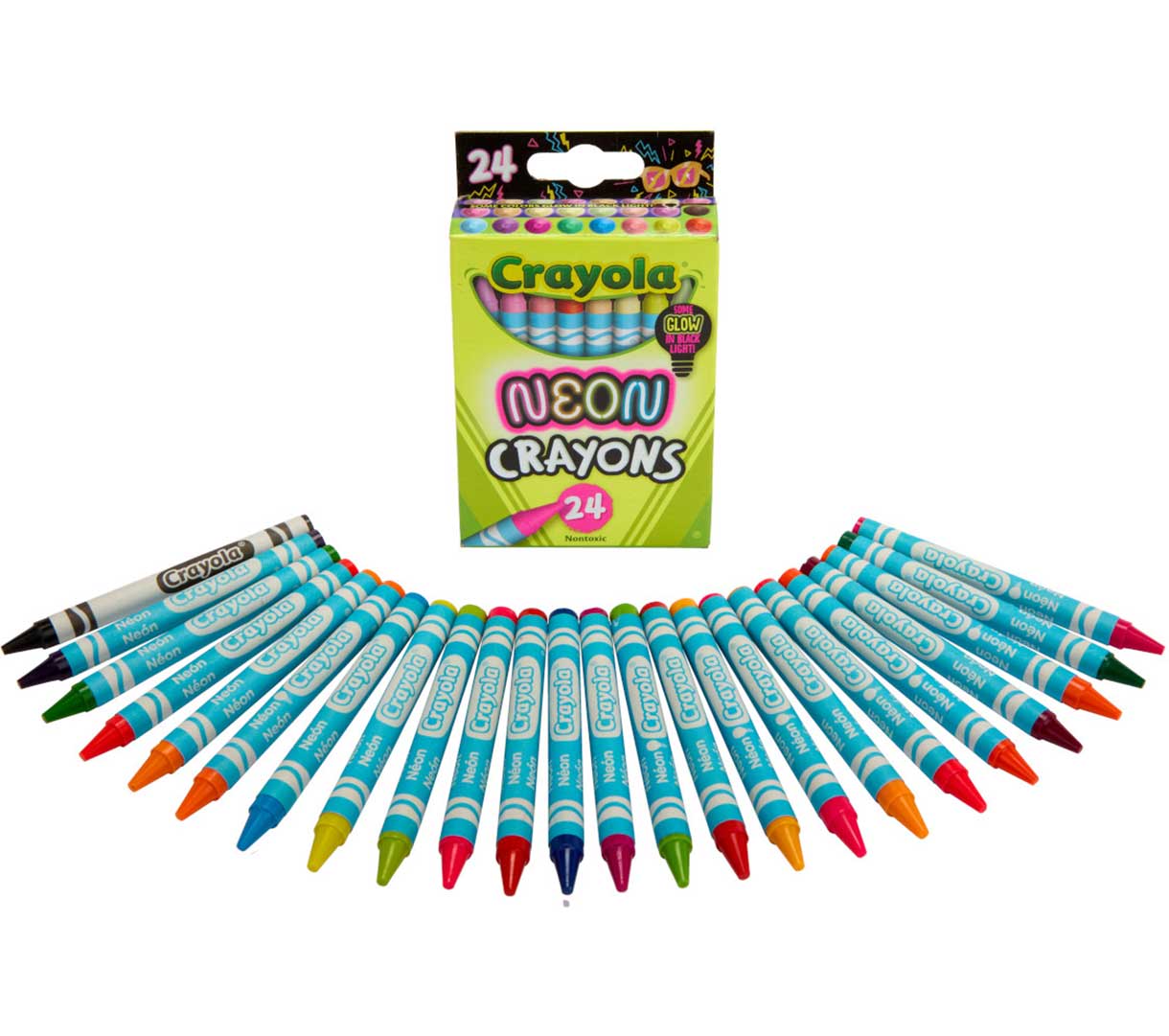 Crayola Neon Crayons 24 Count