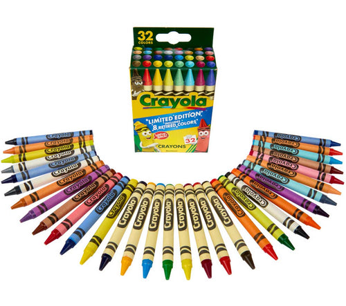 Classic &amp; Limited Edition Retired Crayons 32 Count